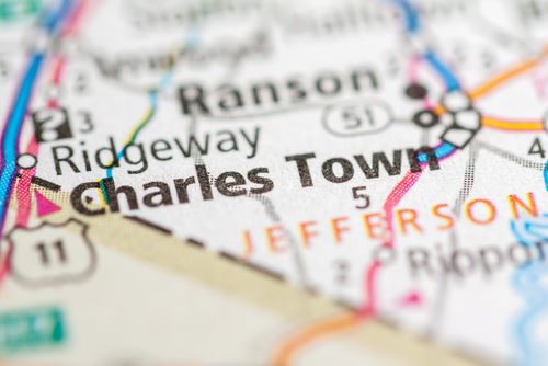 Charles Town on map